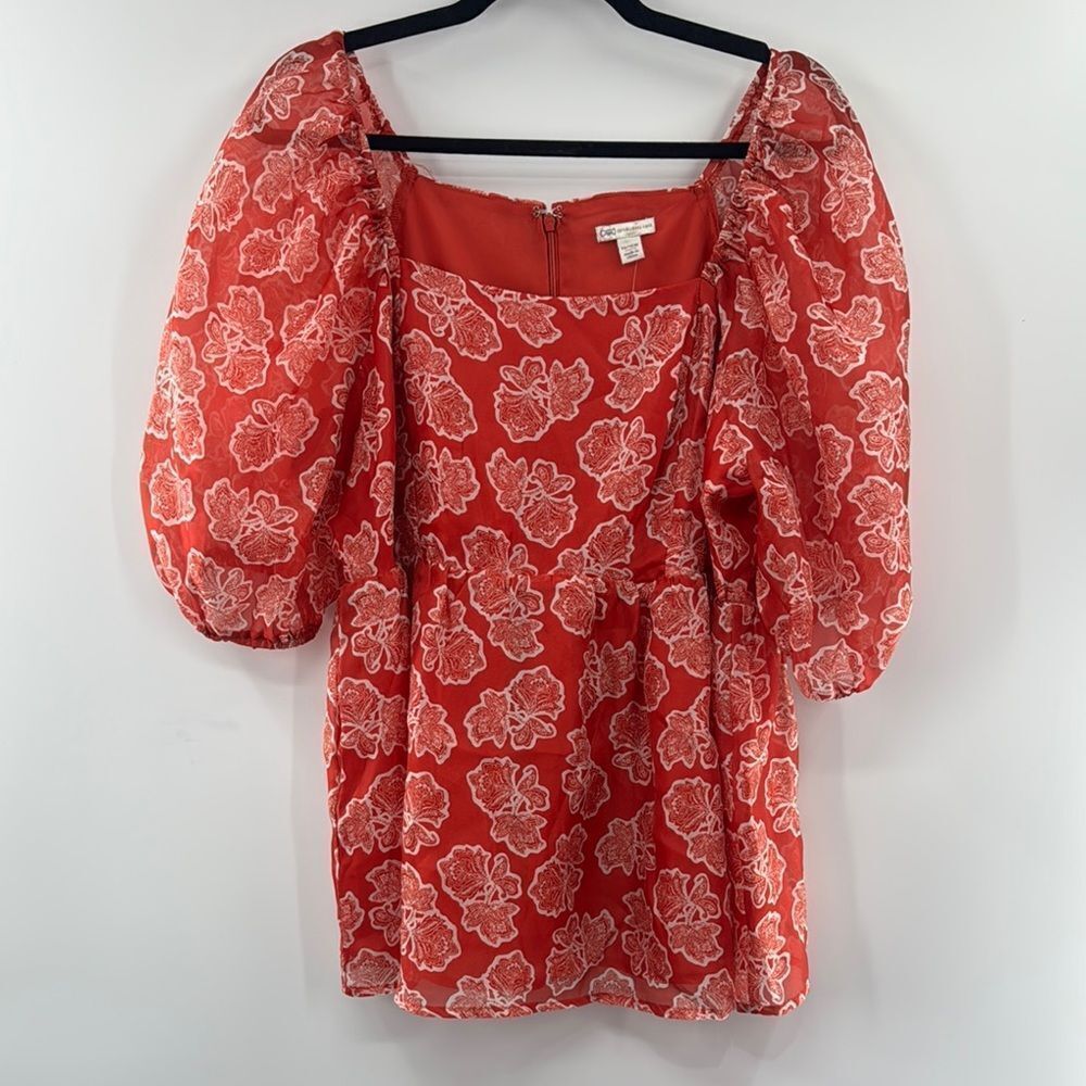 3for$20 Cato Floral Blouse Zipper Back Tunic size: 14/16W